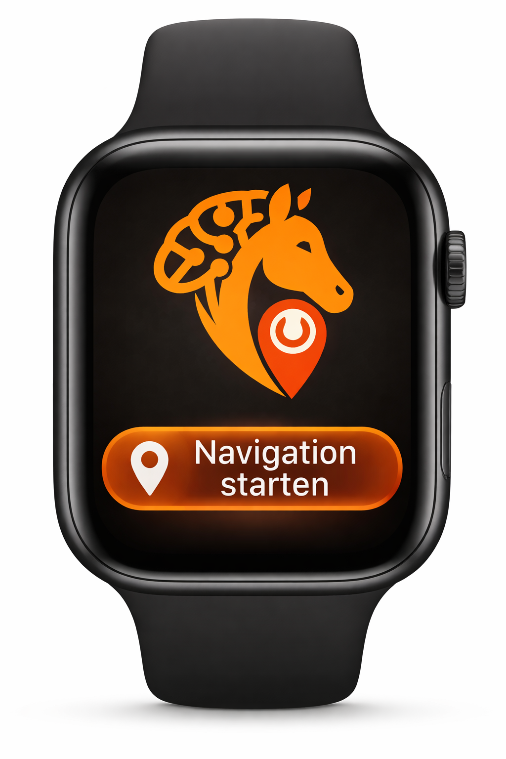 CavalierNavi sur l'Apple Watch - Démarrer la navigation
